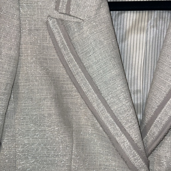 Ann Taylor LOFT Metallic Blazer Jacket, EUC Size 4 - Picture 5 of 7